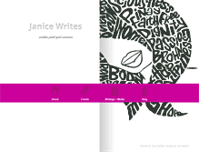 Tablet Screenshot of janicewrites.com